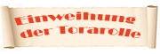 Einweihung der Torarolle1